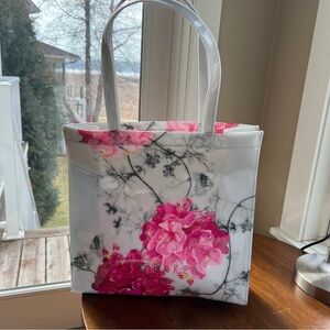 Ted Baker Floral Pink and White Tote Bag